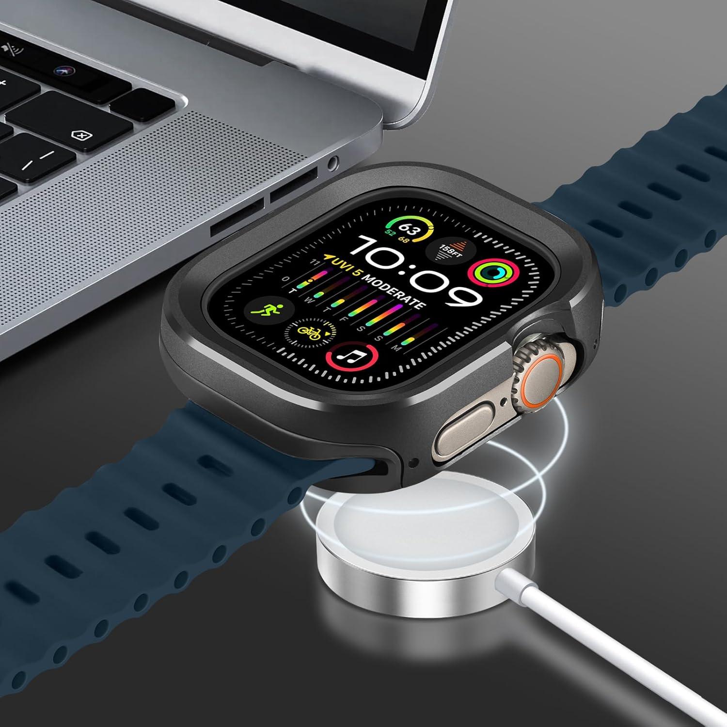 Funda Metálica Amizee para Apple Watch Ultra 49mm Negra