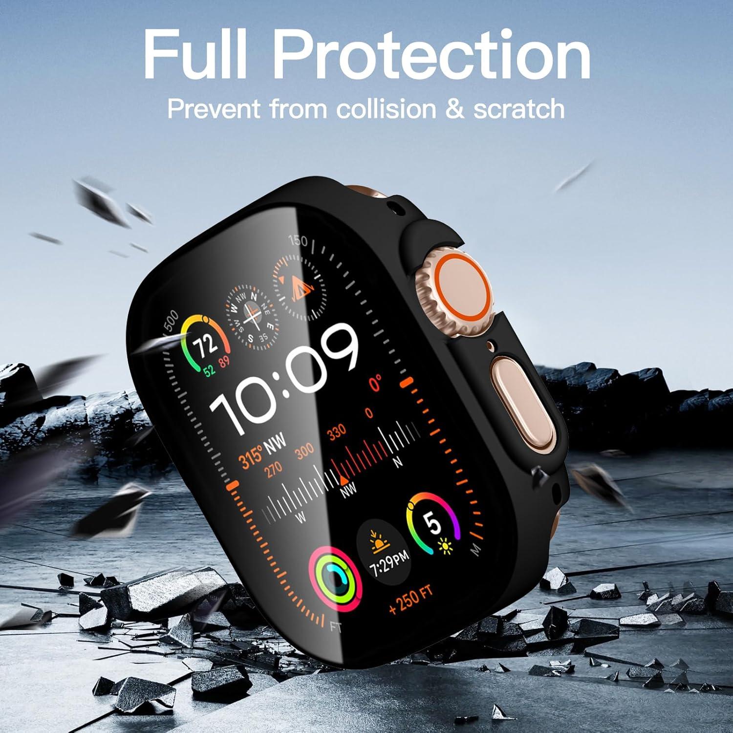 Funda de Vidrio Templado Adorve para Apple Watch Ultra 49mm