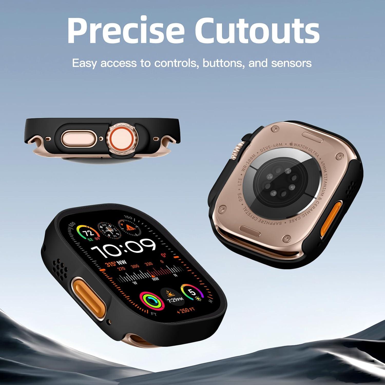 Funda de Vidrio Templado Adorve para Apple Watch Ultra 49mm