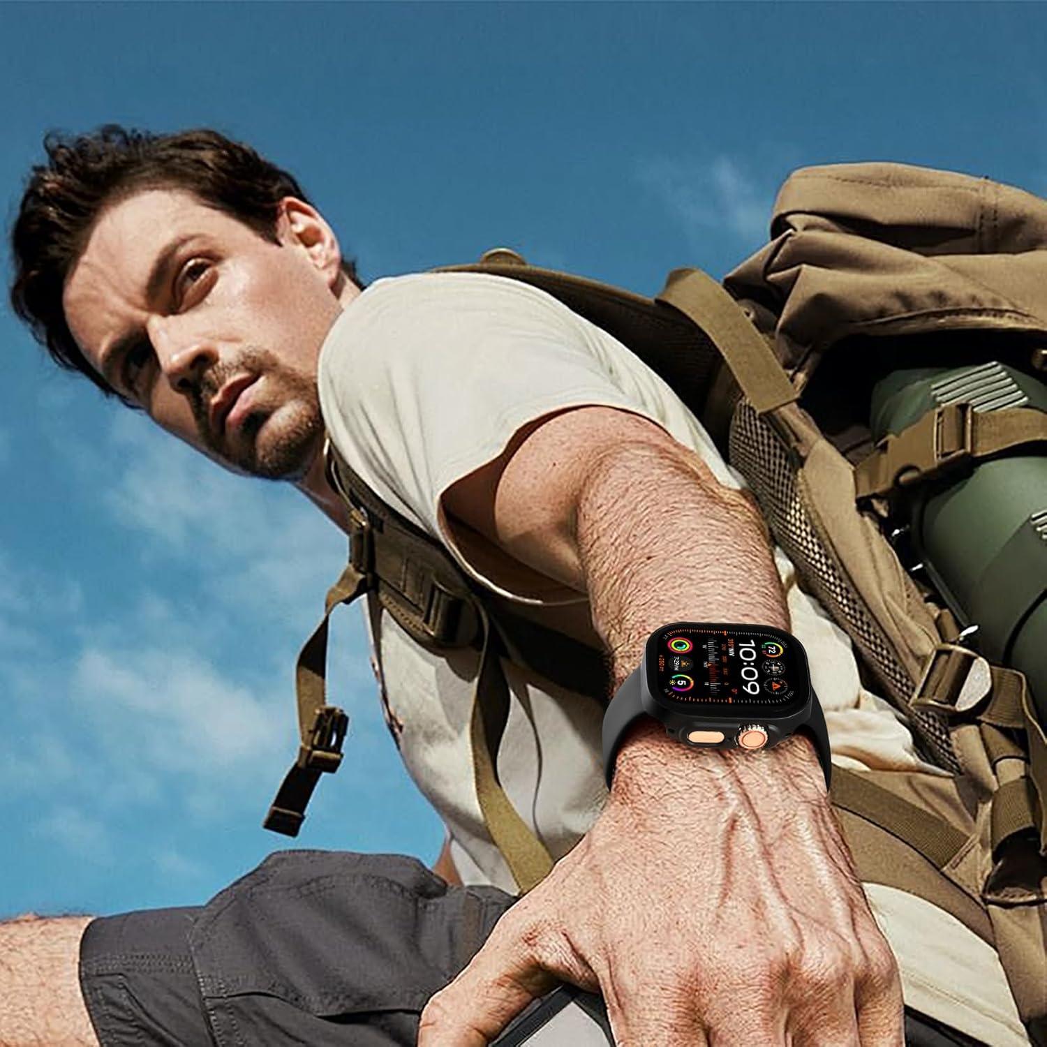 Funda de Vidrio Templado Adorve para Apple Watch Ultra 49mm