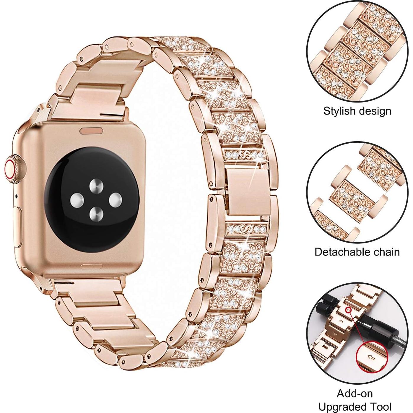 Banda de Reemplazo Mesime para Apple Watch 38-44mm Oro Rosa
