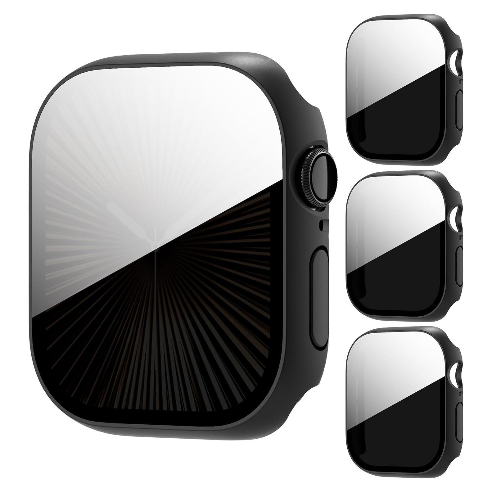 Paquete de 3 fundas de privacidad AIDOWU para Apple Watch 45mm