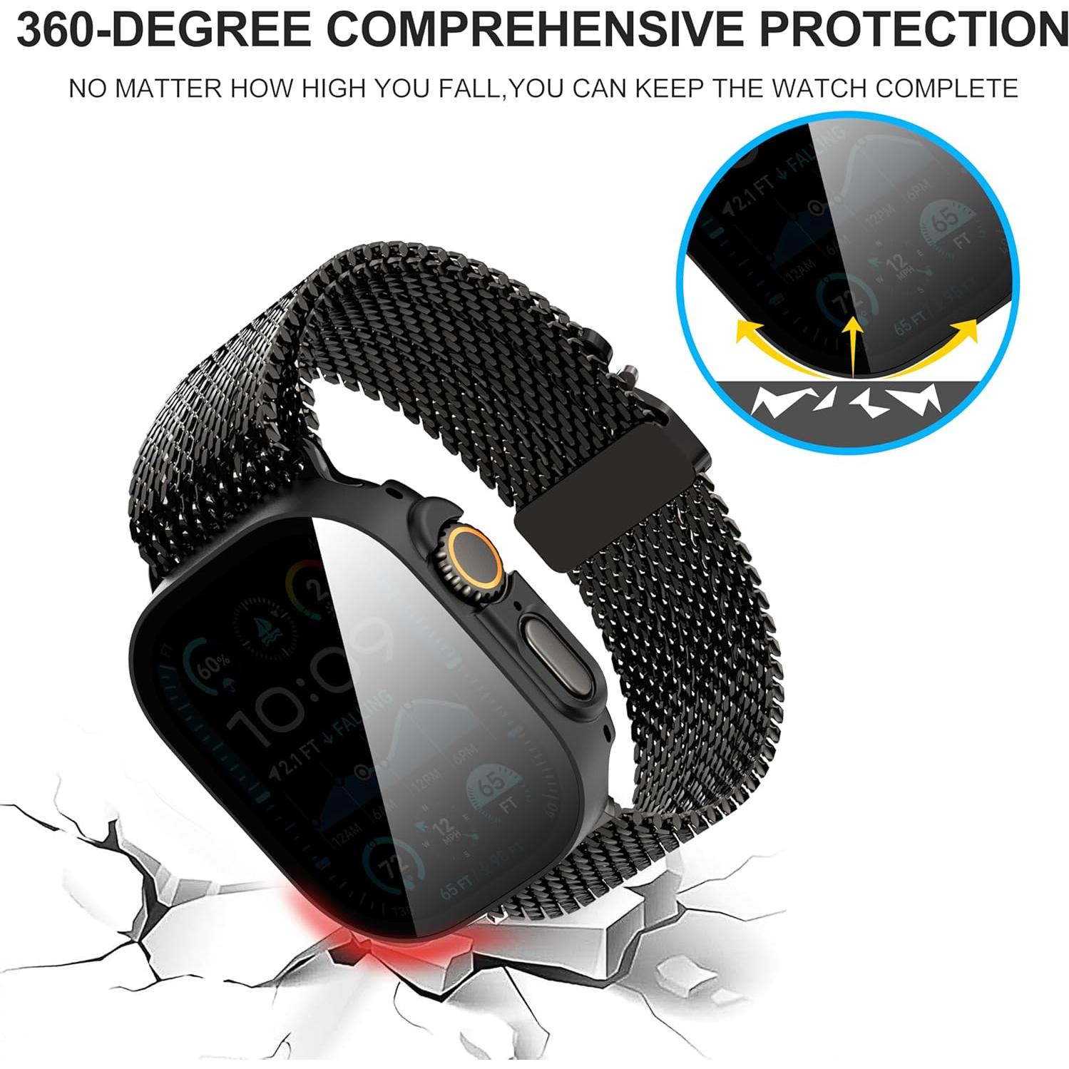 Suoman Protector de Pantalla Privado para Apple Watch Ultra 49mm