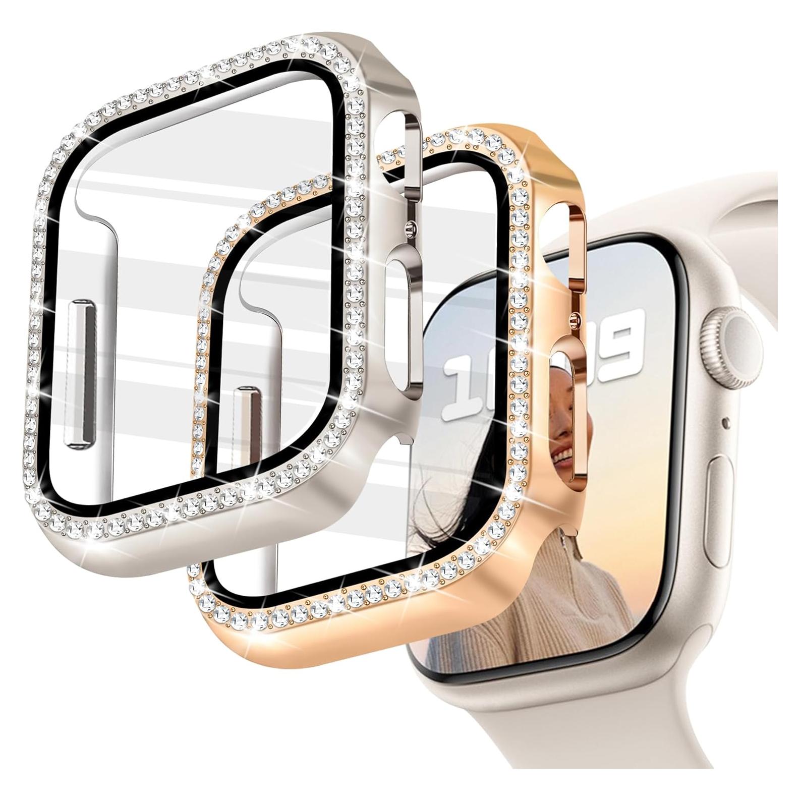 Funda Brillante JR.DM con Protector para Apple Watch 40mm