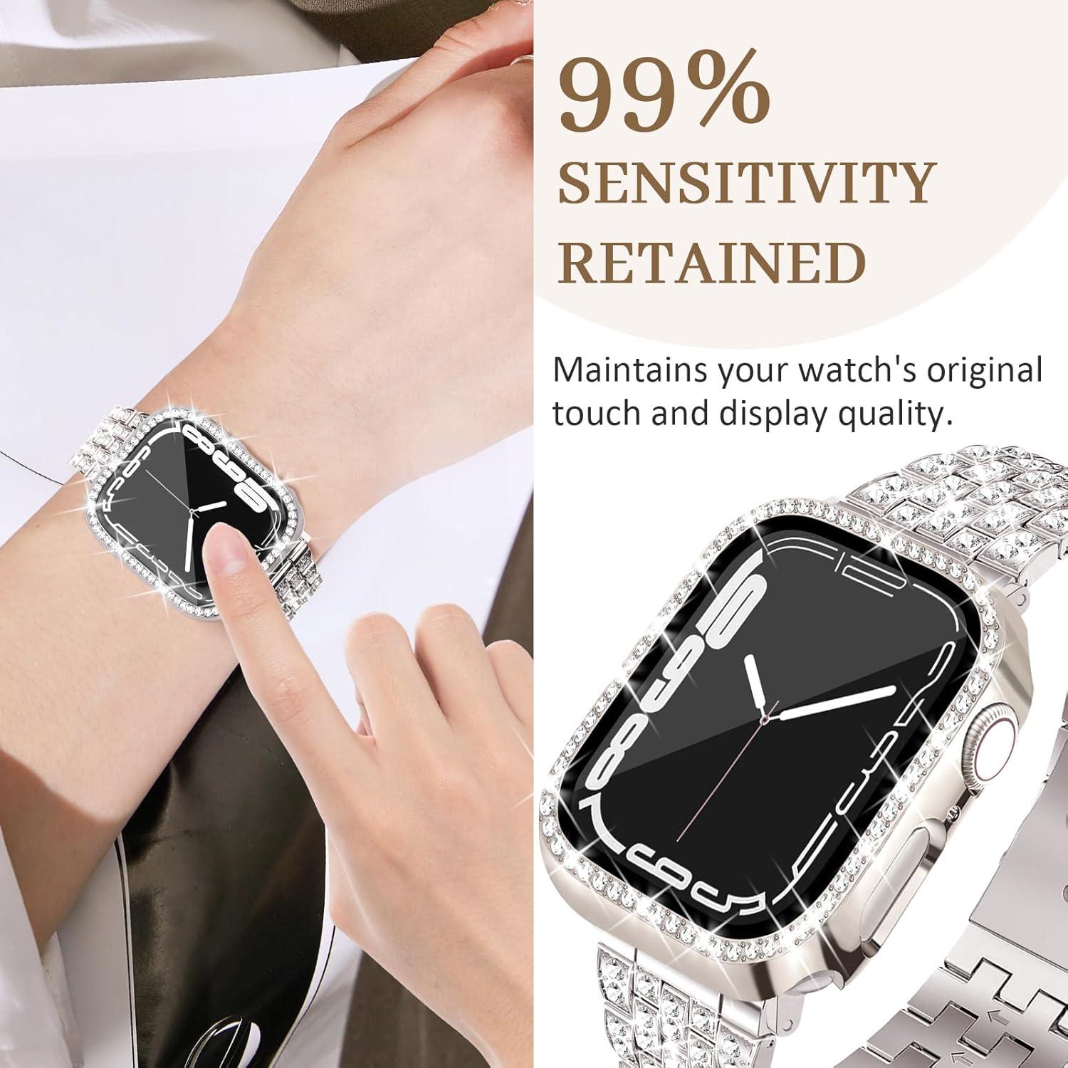 Funda Brillante JR.DM con Protector para Apple Watch 40mm