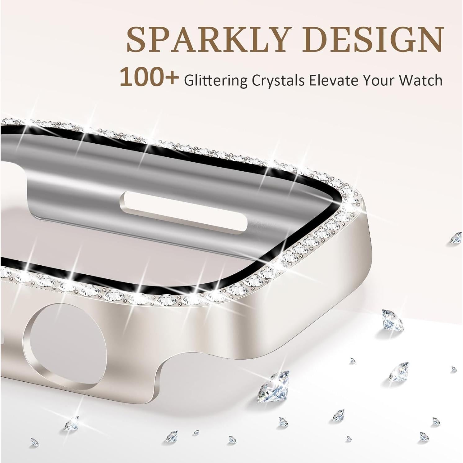 Funda Brillante JR.DM con Protector para Apple Watch 40mm