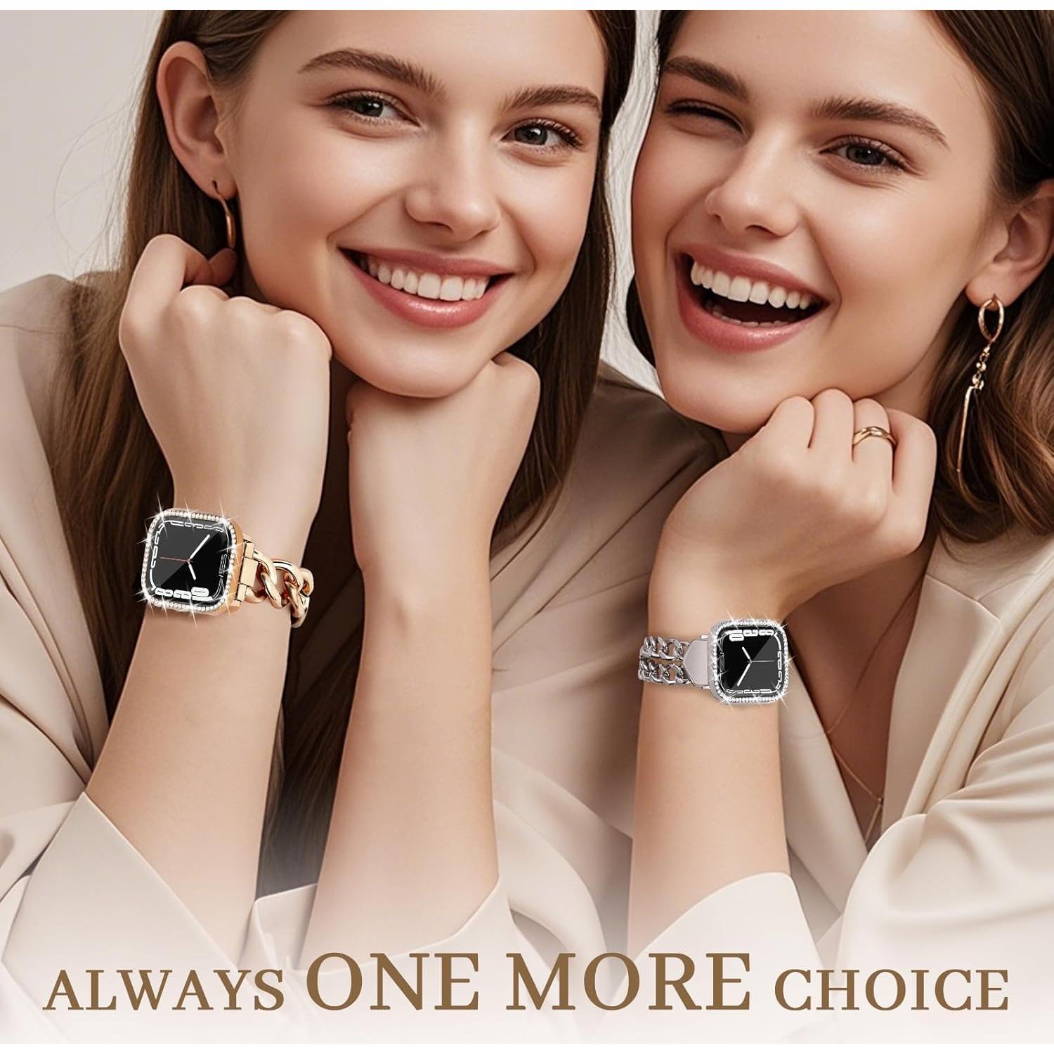 Funda Brillante JR.DM con Protector para Apple Watch 40mm