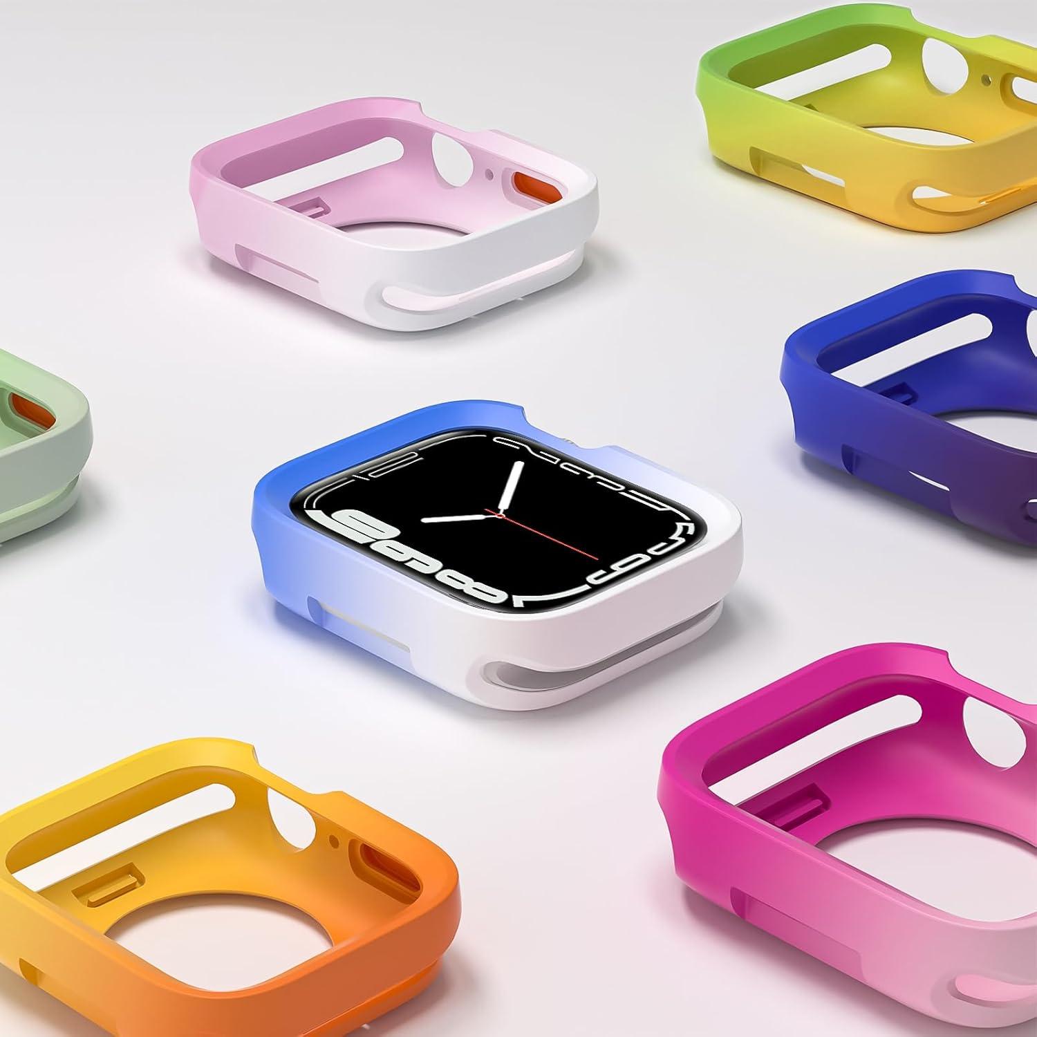 Apple Watch Series 9 SE Case, Rugged Armor Designed for 40/41mm Case, Durable Thin Soft TPU Shockproof Bumper