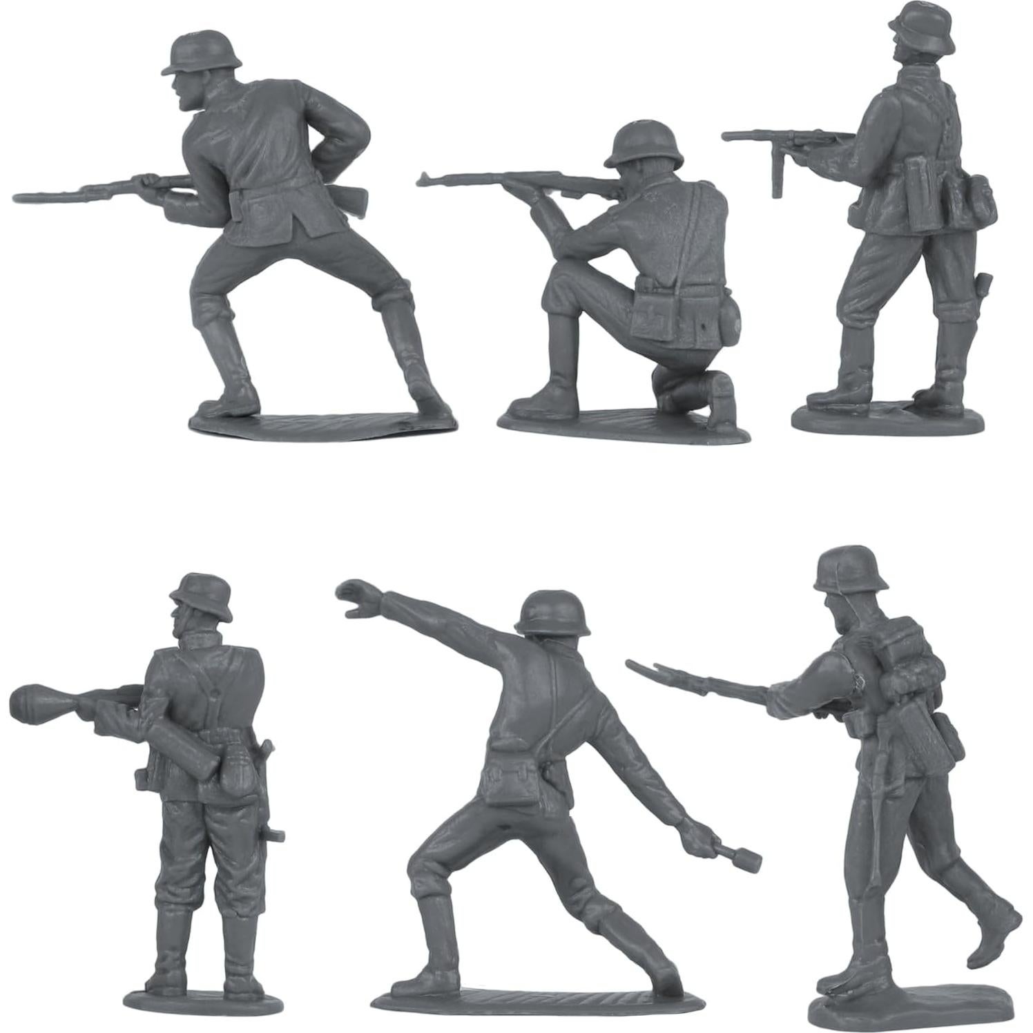 Figuras de Soldados de Plástico BMC WW2 Infantería Alemana 32pc