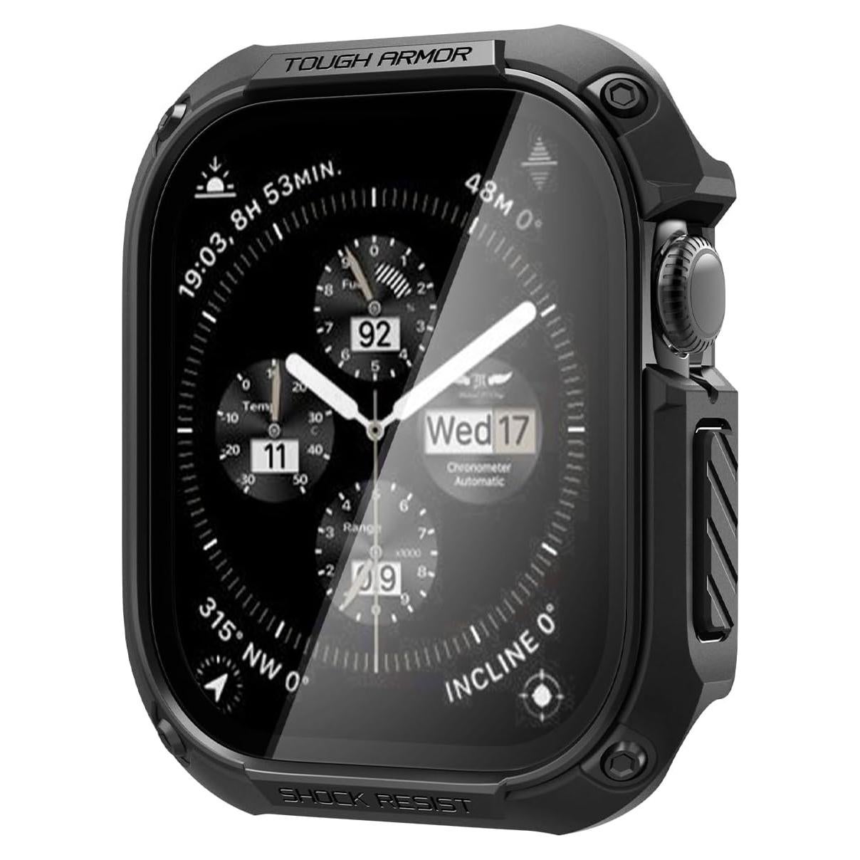 Funda Spigen Tough Armor para Apple Watch Series 10 46mm - Negro