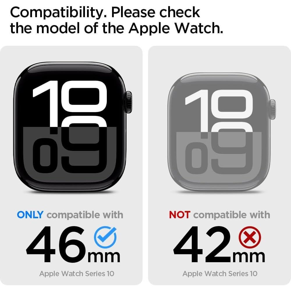 Funda Spigen Tough Armor para Apple Watch Series 10 46mm - Negro