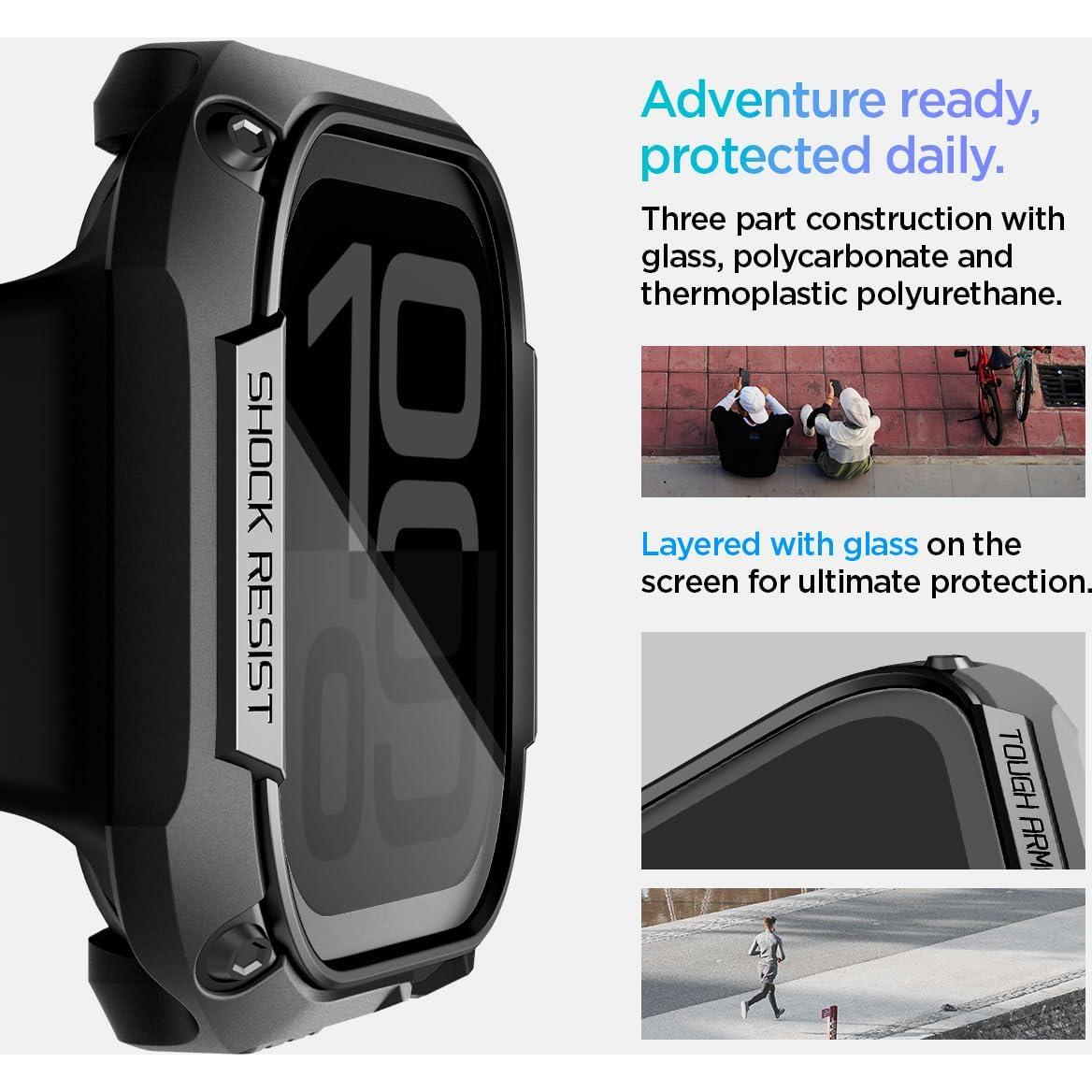 Funda Spigen Tough Armor para Apple Watch Series 10 46mm - Negro