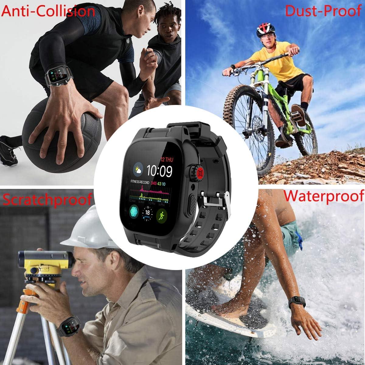 Funda Impermeable YOGRE para Apple Watch 44mm IP68 con Correa