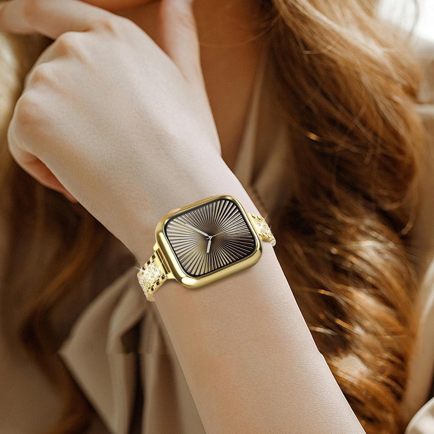 Funda TPU Flexible JR.DM 40mm para Apple Watch Series 6/5/4/SE Dorado