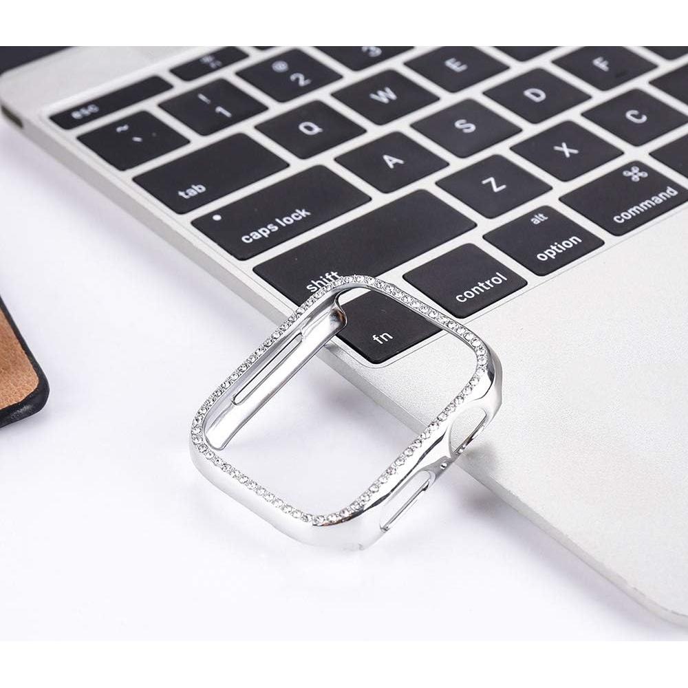 Funda protectora para Apple Watch 40mm Yolovie con diamantes