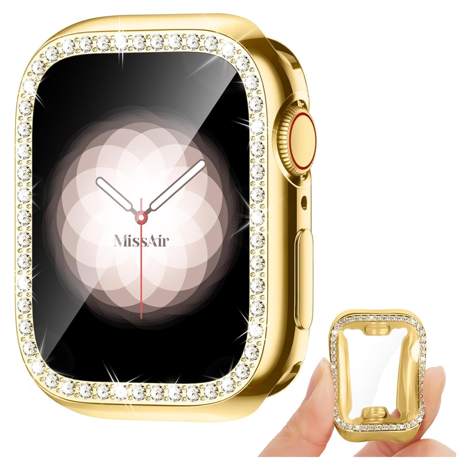 Funda Bling TPU Suave Missair para Apple Watch 40mm Oro