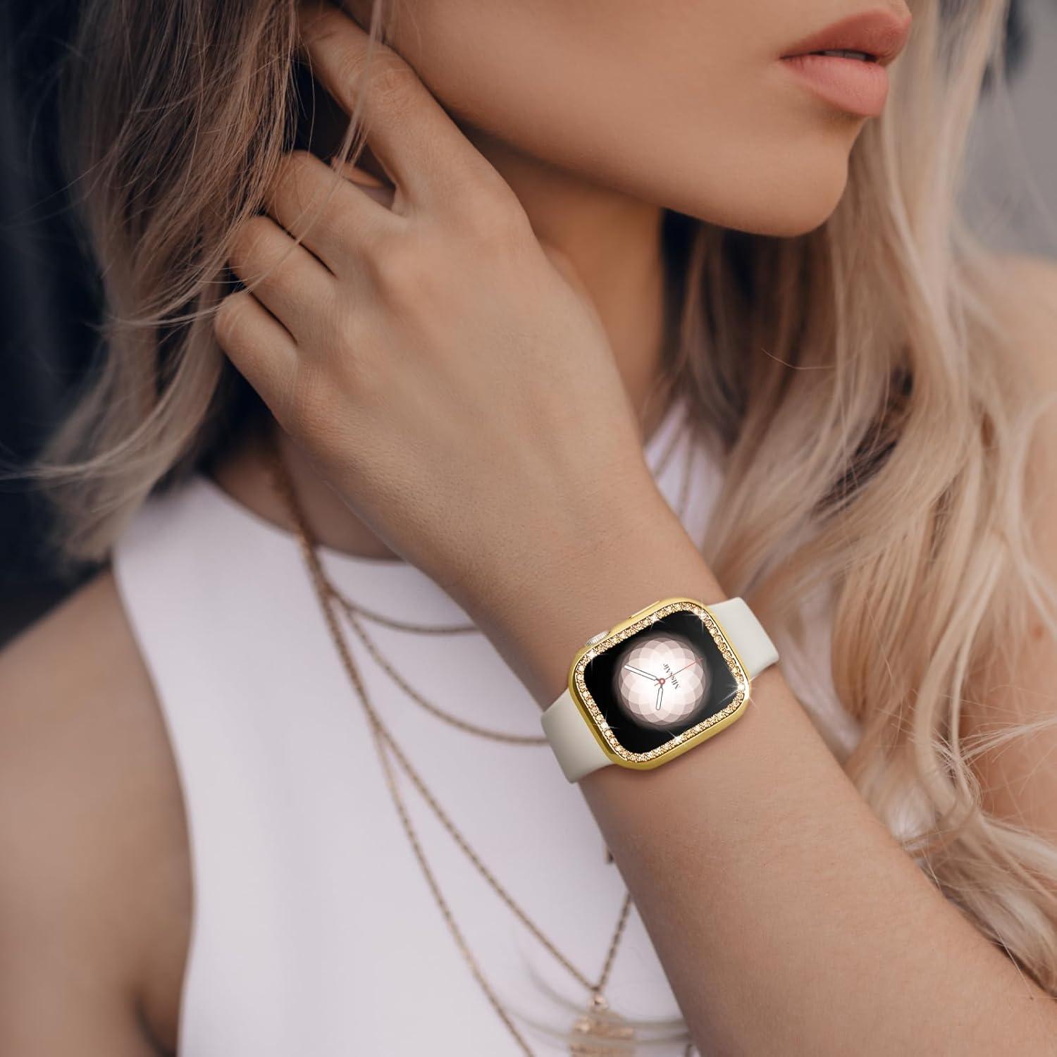 Funda Bling TPU Suave Missair para Apple Watch 40mm Oro