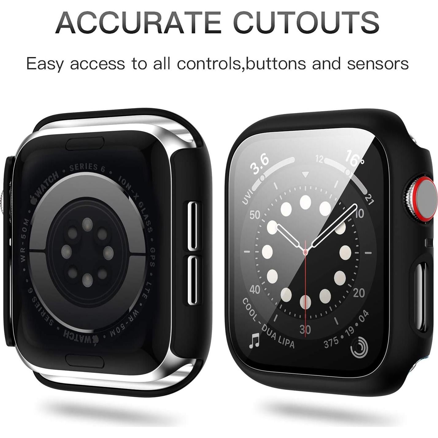 Funda Protectora Haojavo 12 Pack para Apple Watch 44mm SE/6/5/4