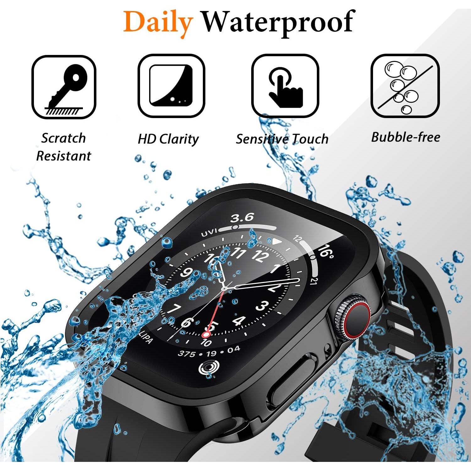 Funda 2 en 1 Amizee para Apple Watch 45mm con Protector