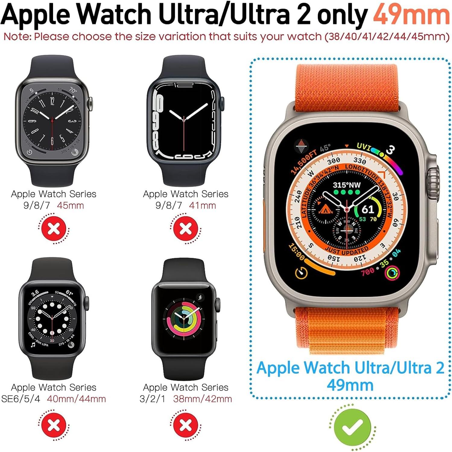 Funda Impermeable Suoman para Apple Watch Ultra 2 49mm - Negro