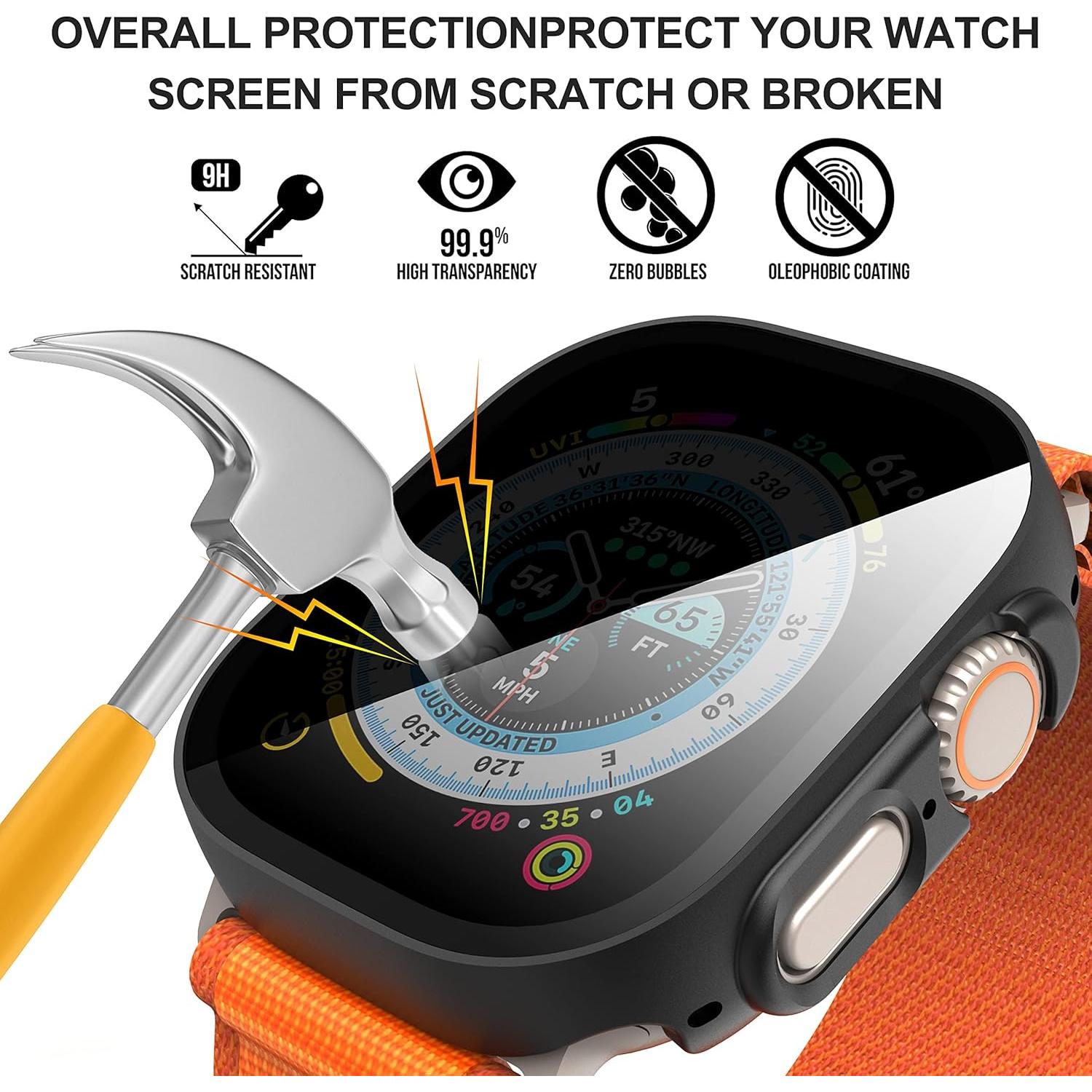 Funda Impermeable Suoman para Apple Watch Ultra 2 49mm - Negro