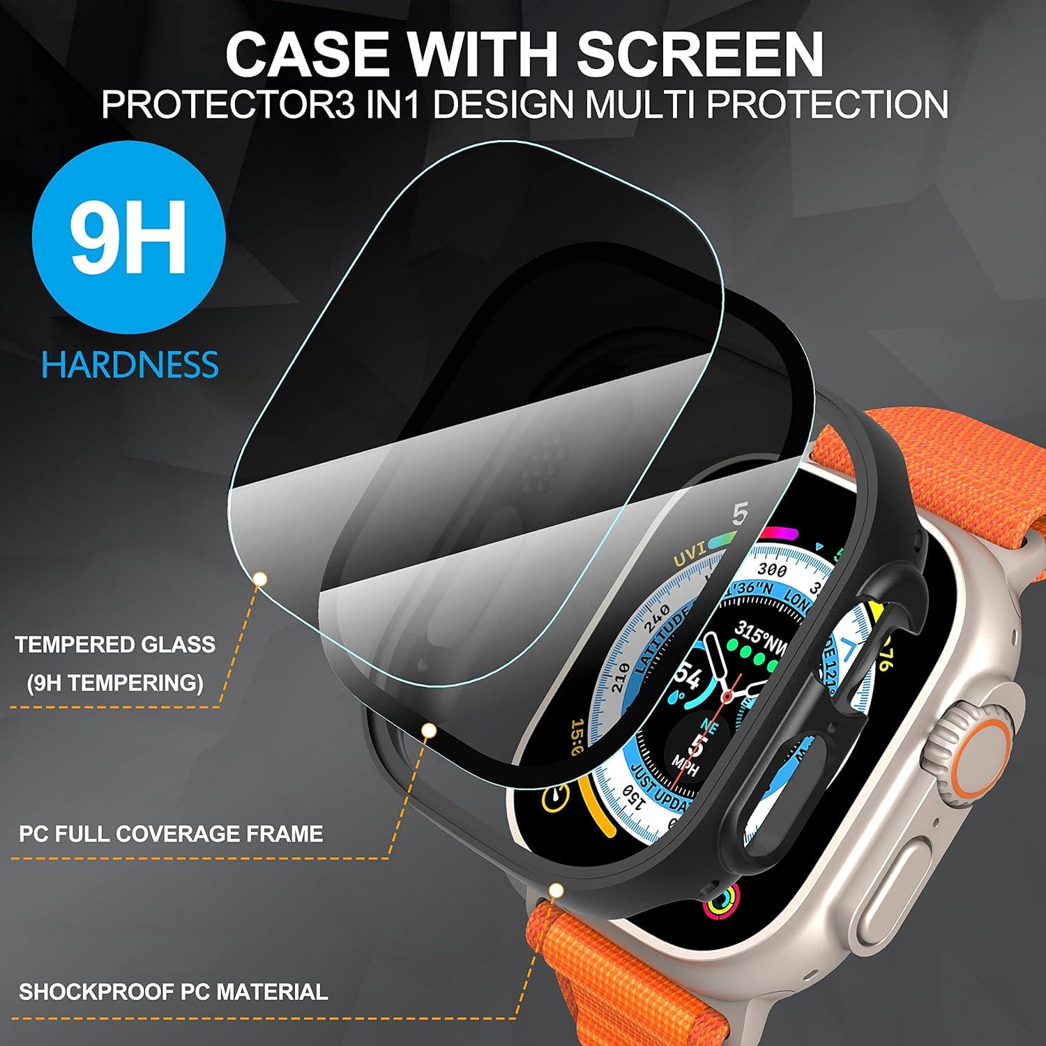 Funda Impermeable Suoman para Apple Watch Ultra 2 49mm - Negro