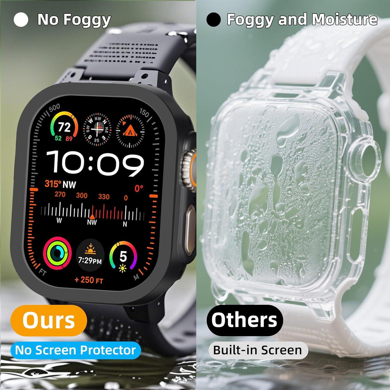 Funda Bumper GEEDOOWIN para Apple Watch Ultra 49mm - 2 Unidades