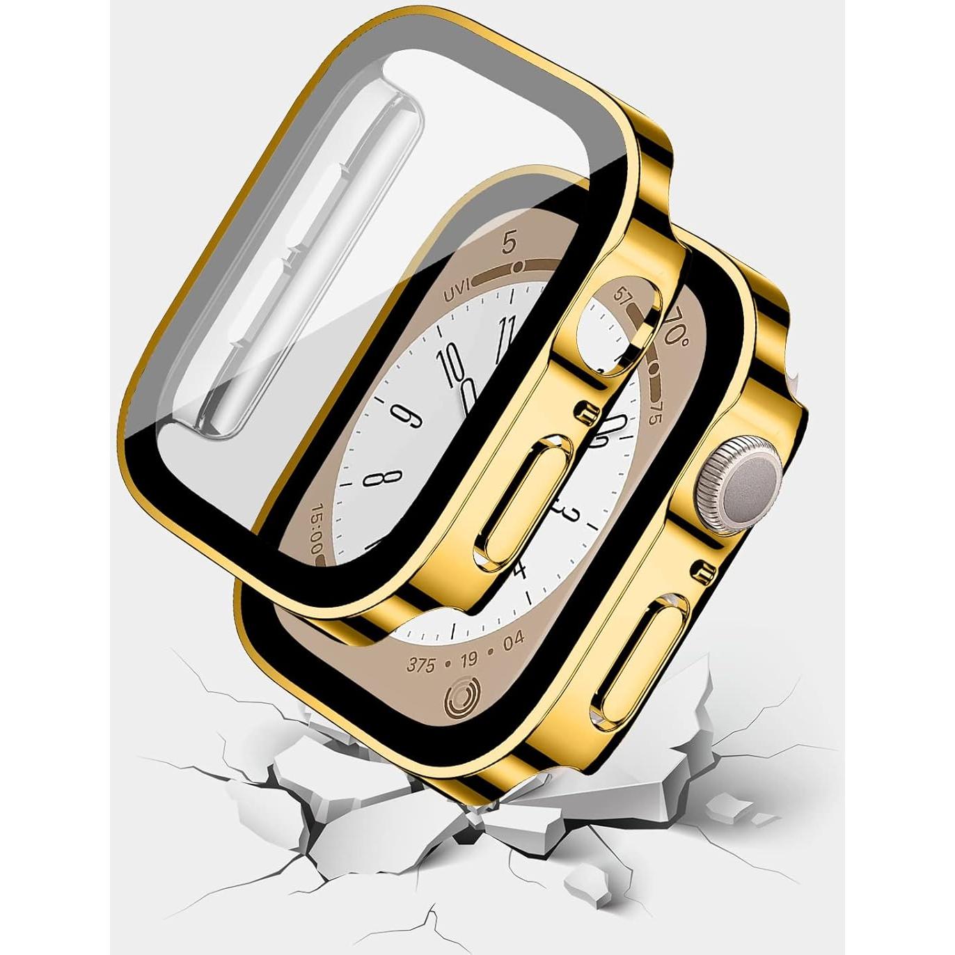 Protector de Pantalla Vidrio Templado EIHAIHIS para Apple Watch 40mm 44mm