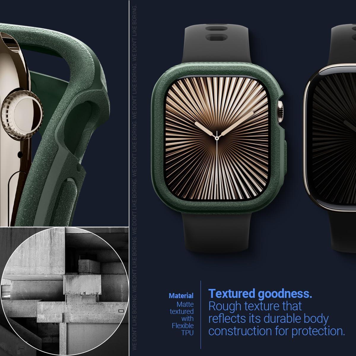 Funda Caseology Vault para Apple Watch Series 10 46mm Verde