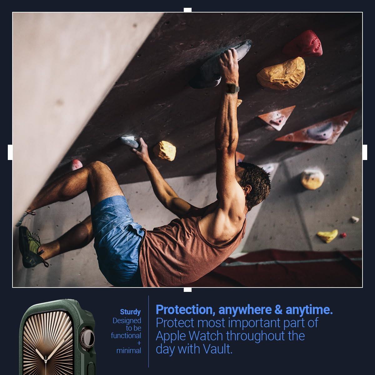 Funda Caseology Vault para Apple Watch Series 10 46mm Verde