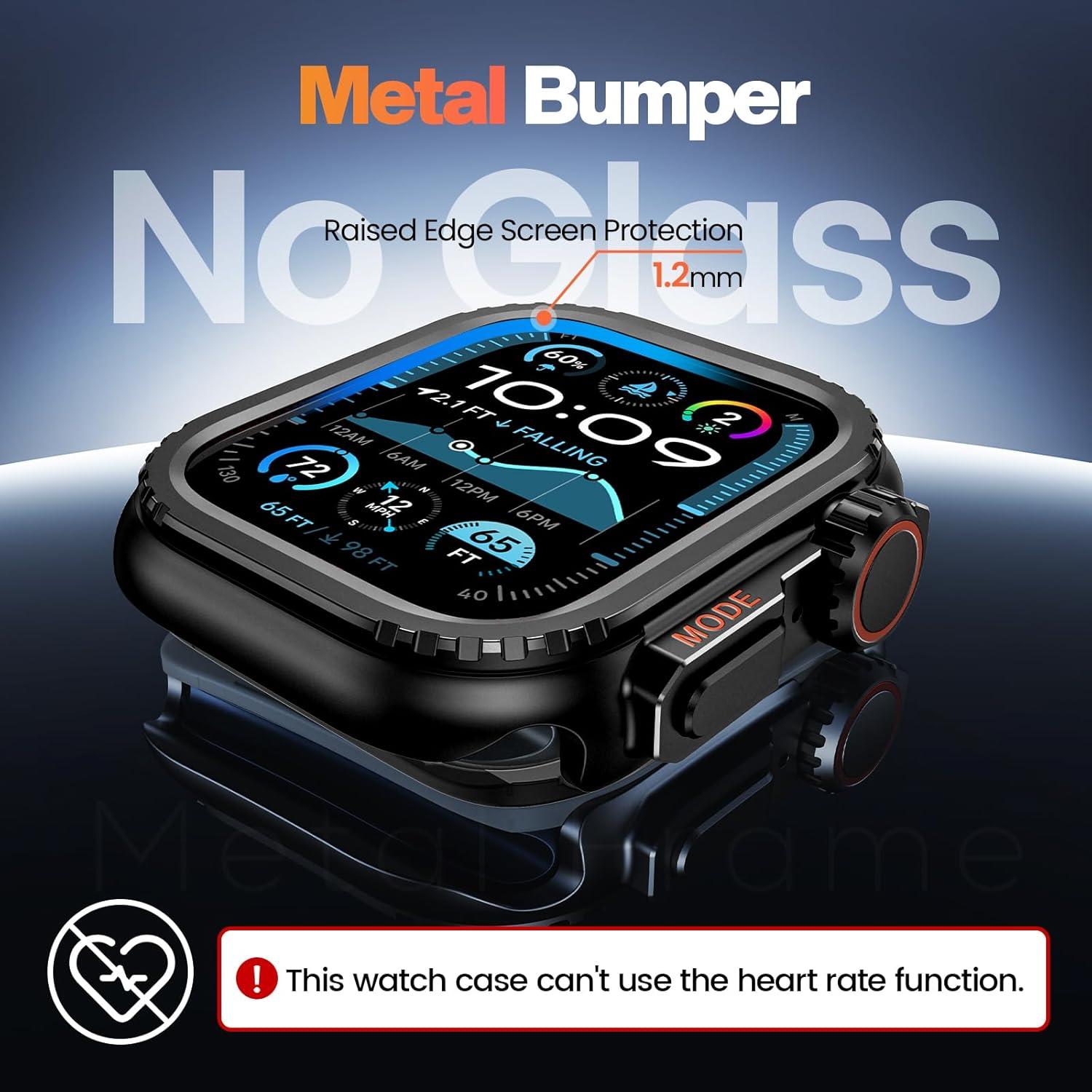 Funda de Aluminio Goton para Apple Watch 46mm Serie 11/10 - Bumper Ultra