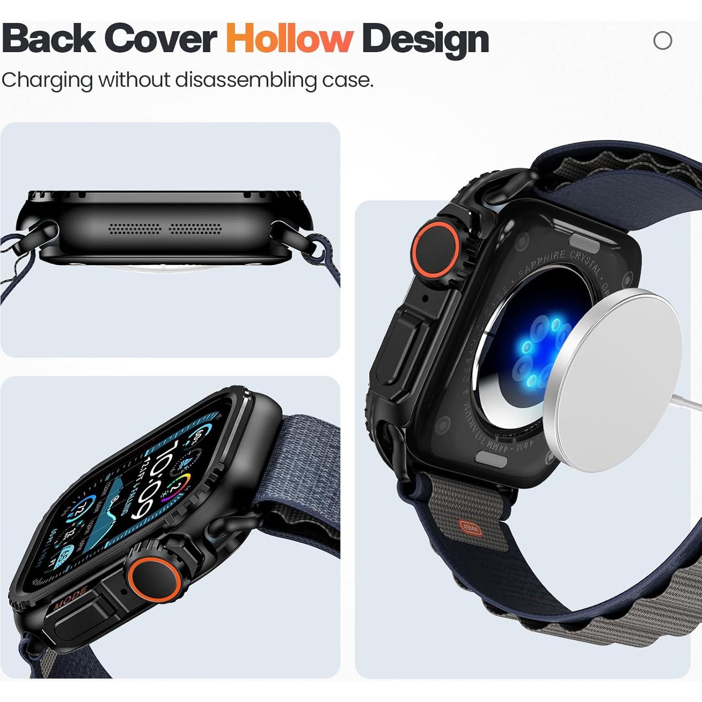 Funda de Aluminio Goton para Apple Watch 46mm Serie 11/10 - Bumper Ultra