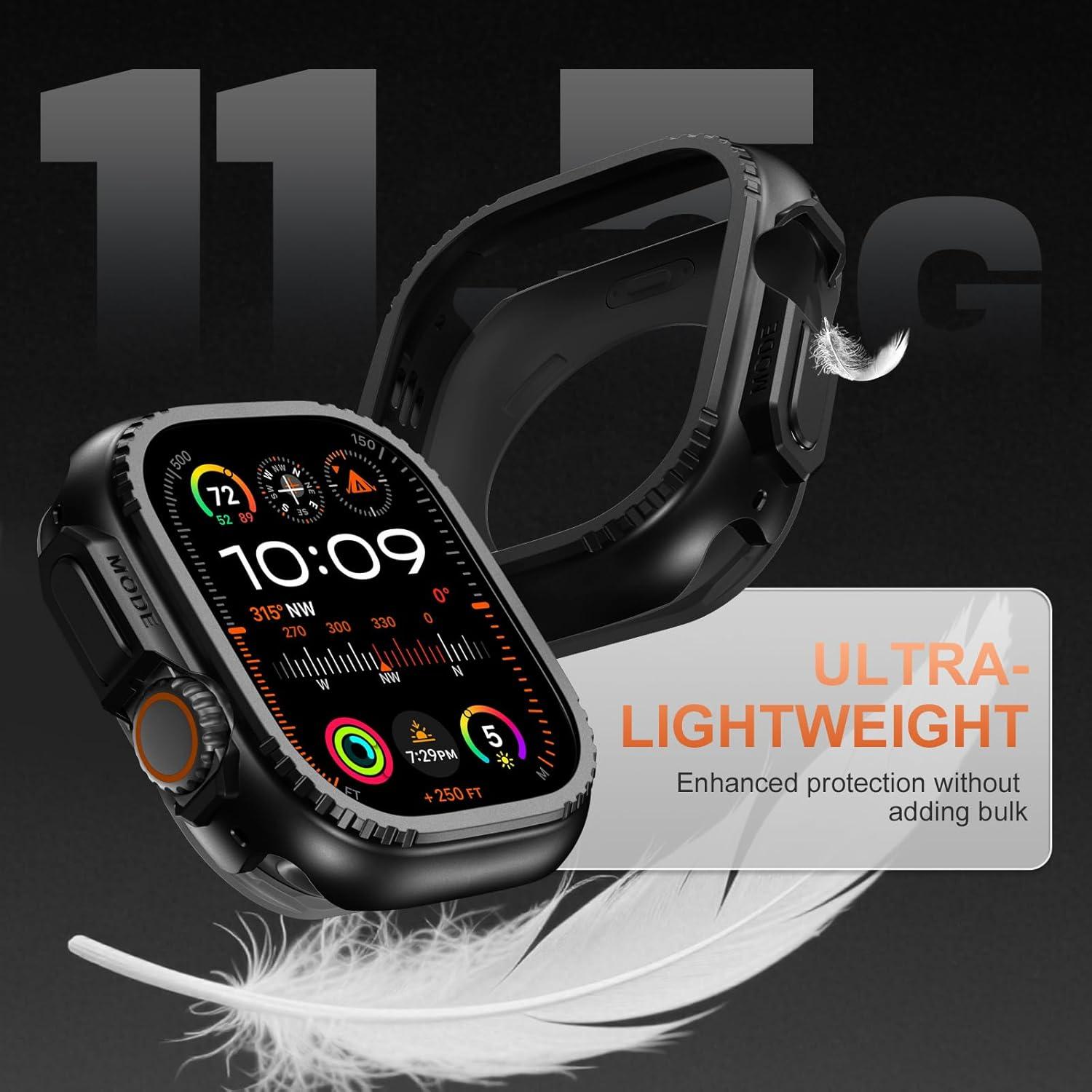 Funda Parachoques Metal Resistente para Apple Watch Ultra 2 49mm