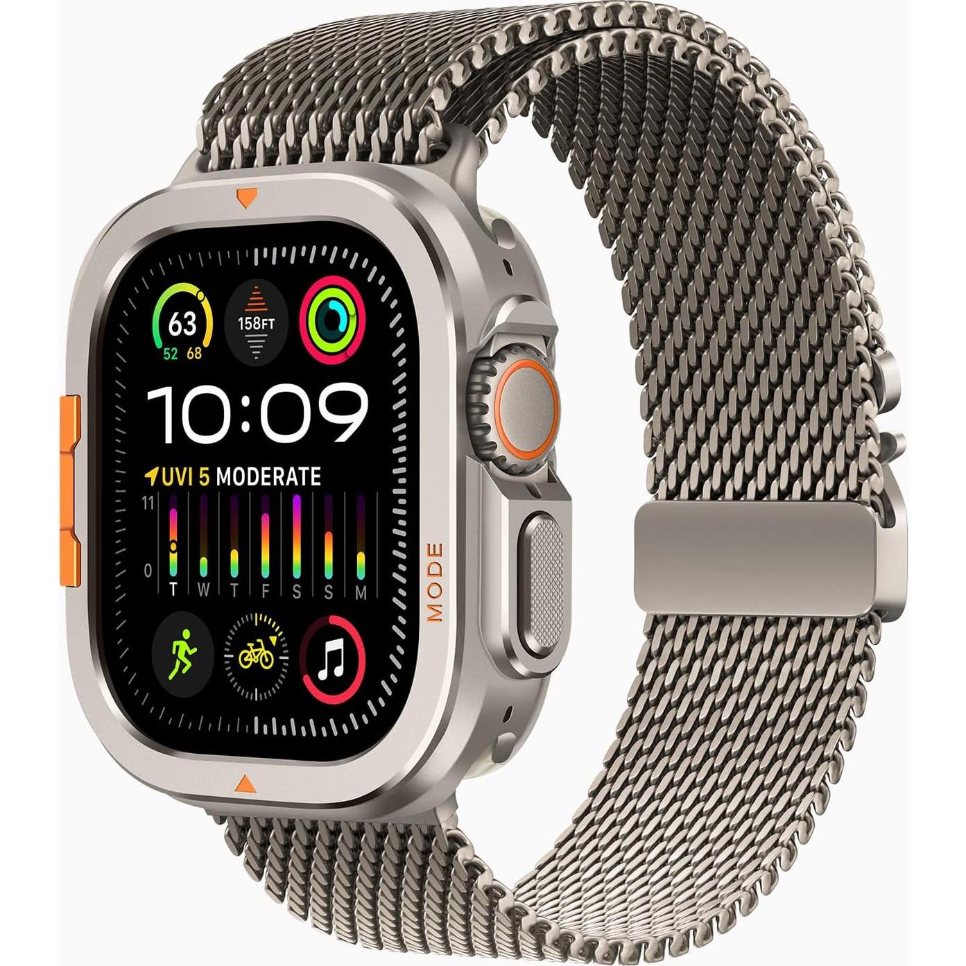 Funda Metálica Bisikor 49mm para Apple Watch Ultra 2 - Titanio