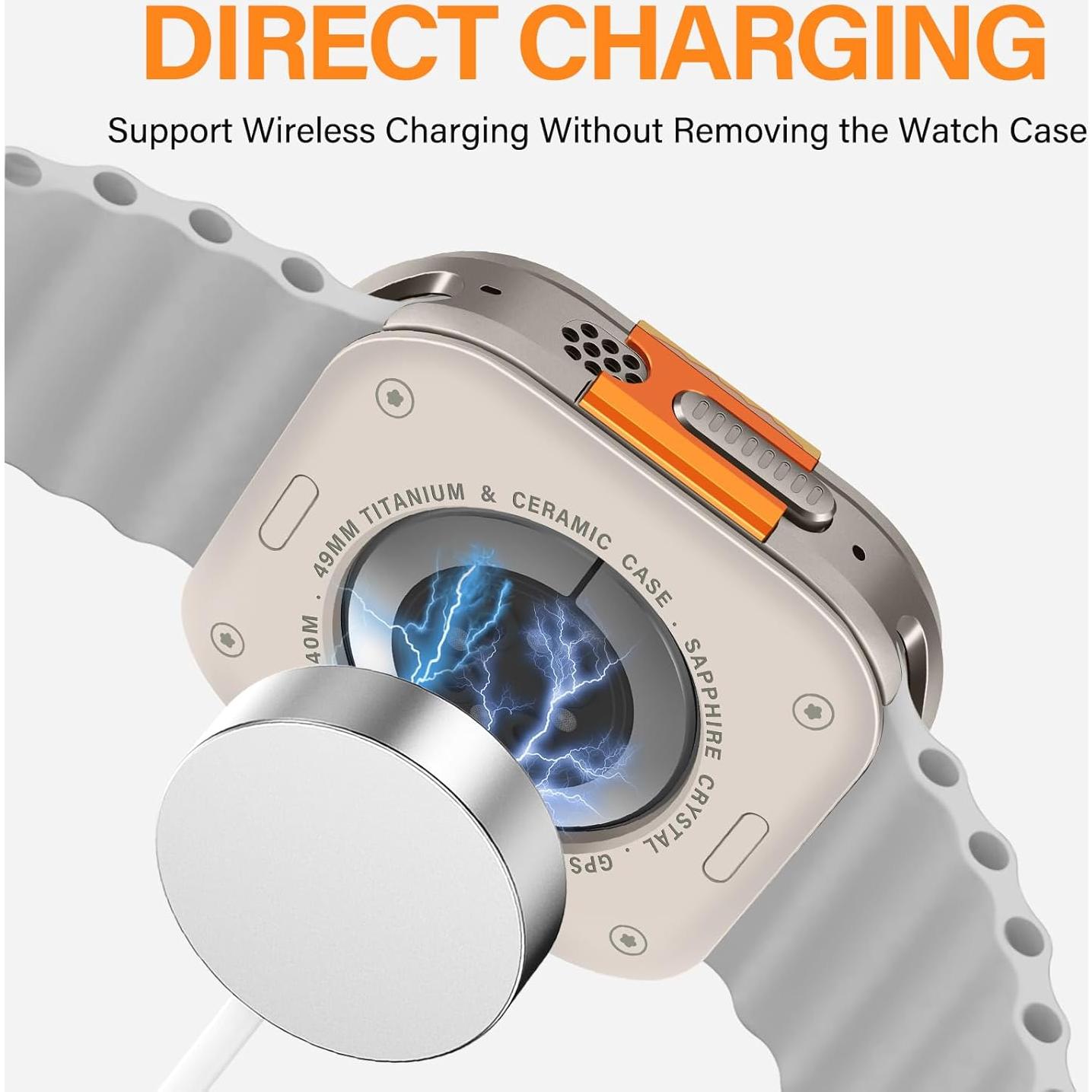 Funda Metálica Bisikor 49mm para Apple Watch Ultra 2 - Titanio