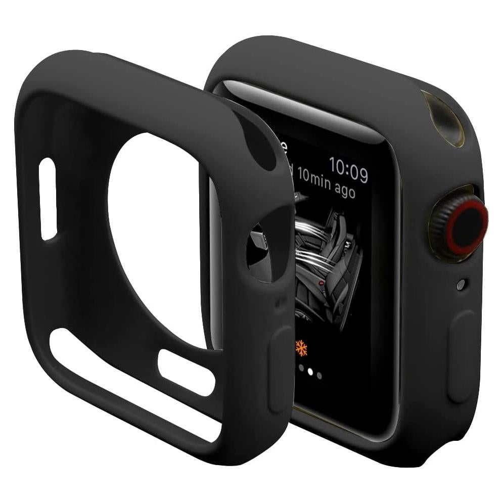 Funda Bumper Ultra Delgada TPU Hontao para iWatch 42mm Negro