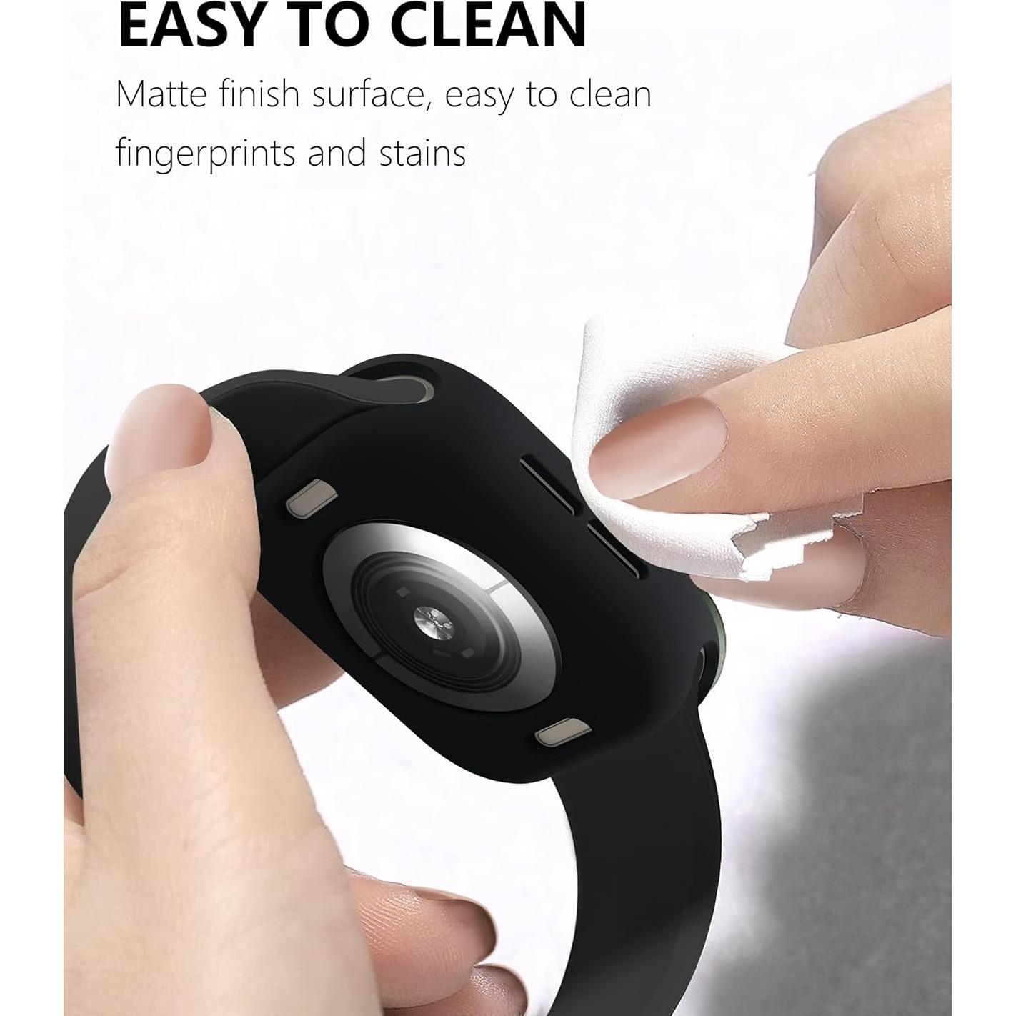 Funda Bumper Ultra Delgada TPU Hontao para iWatch 42mm Negro