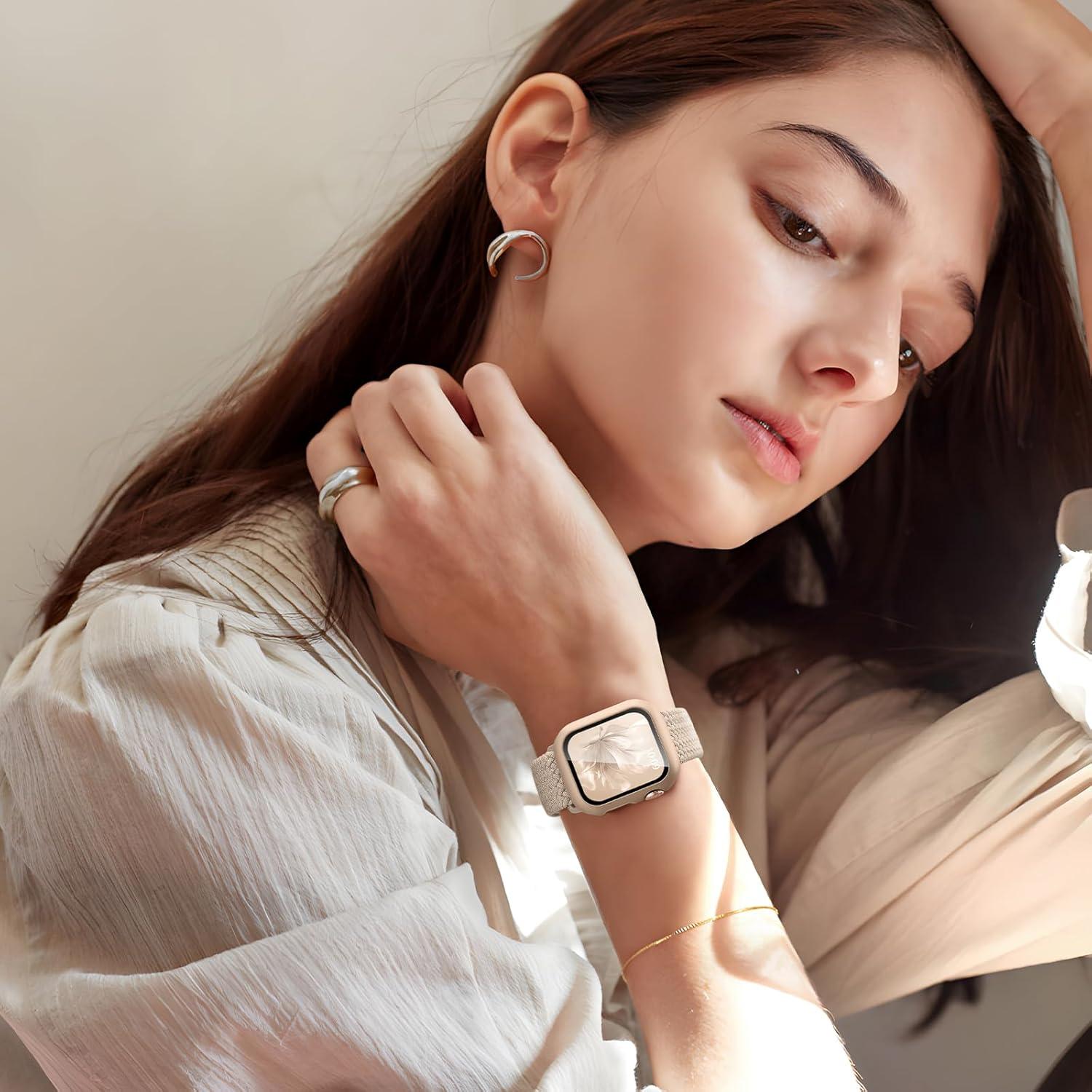 Banda Elástica Trenzada Butifacion para Apple Watch 40-46mm