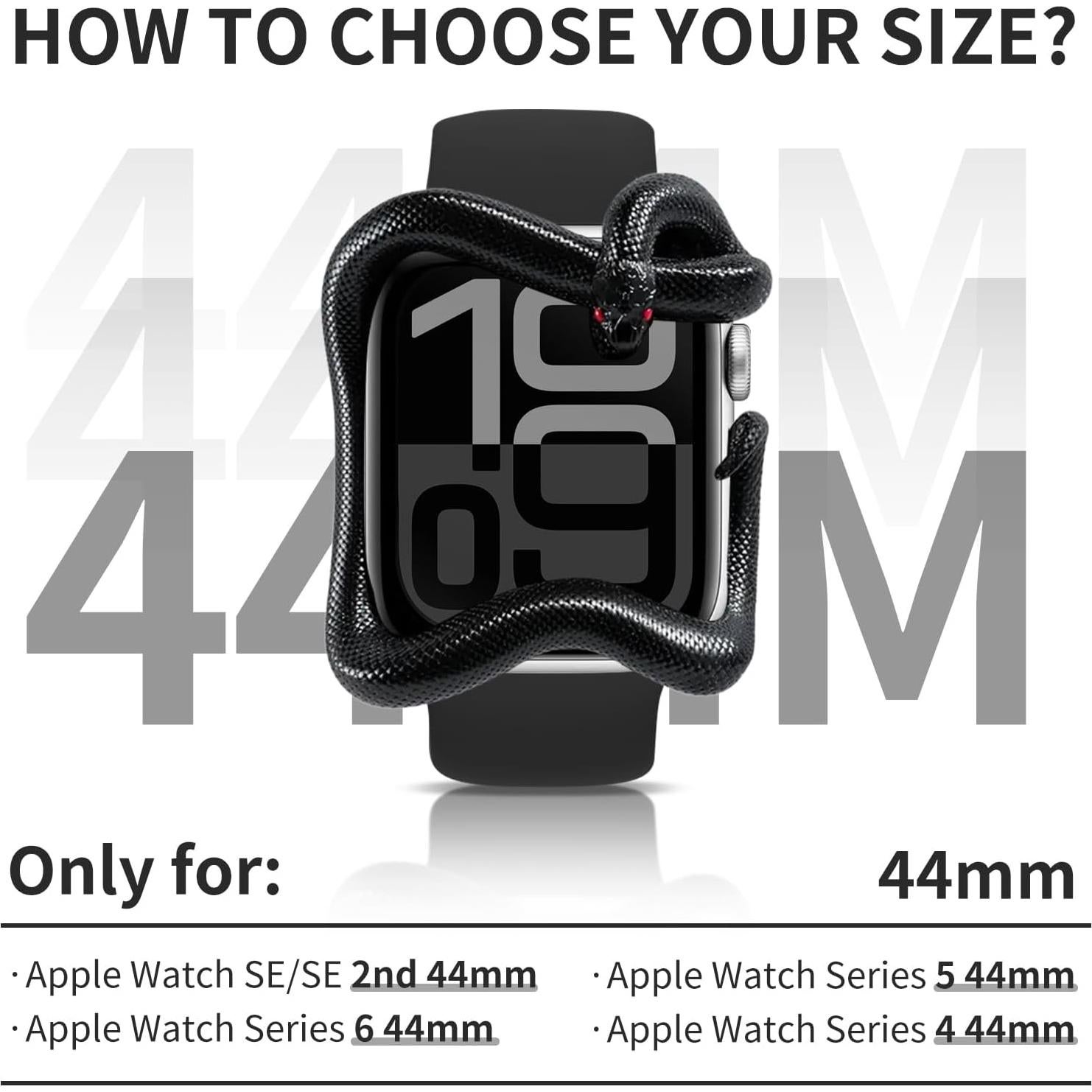 Funda Parachoques Resina Chinber Snake para Apple Watch 44mm