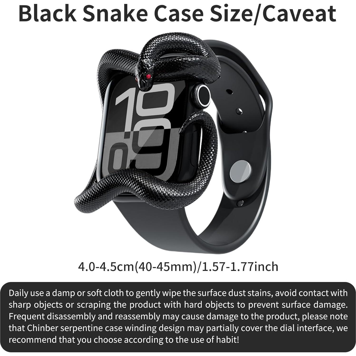Funda Parachoques Resina Chinber Snake para Apple Watch 44mm