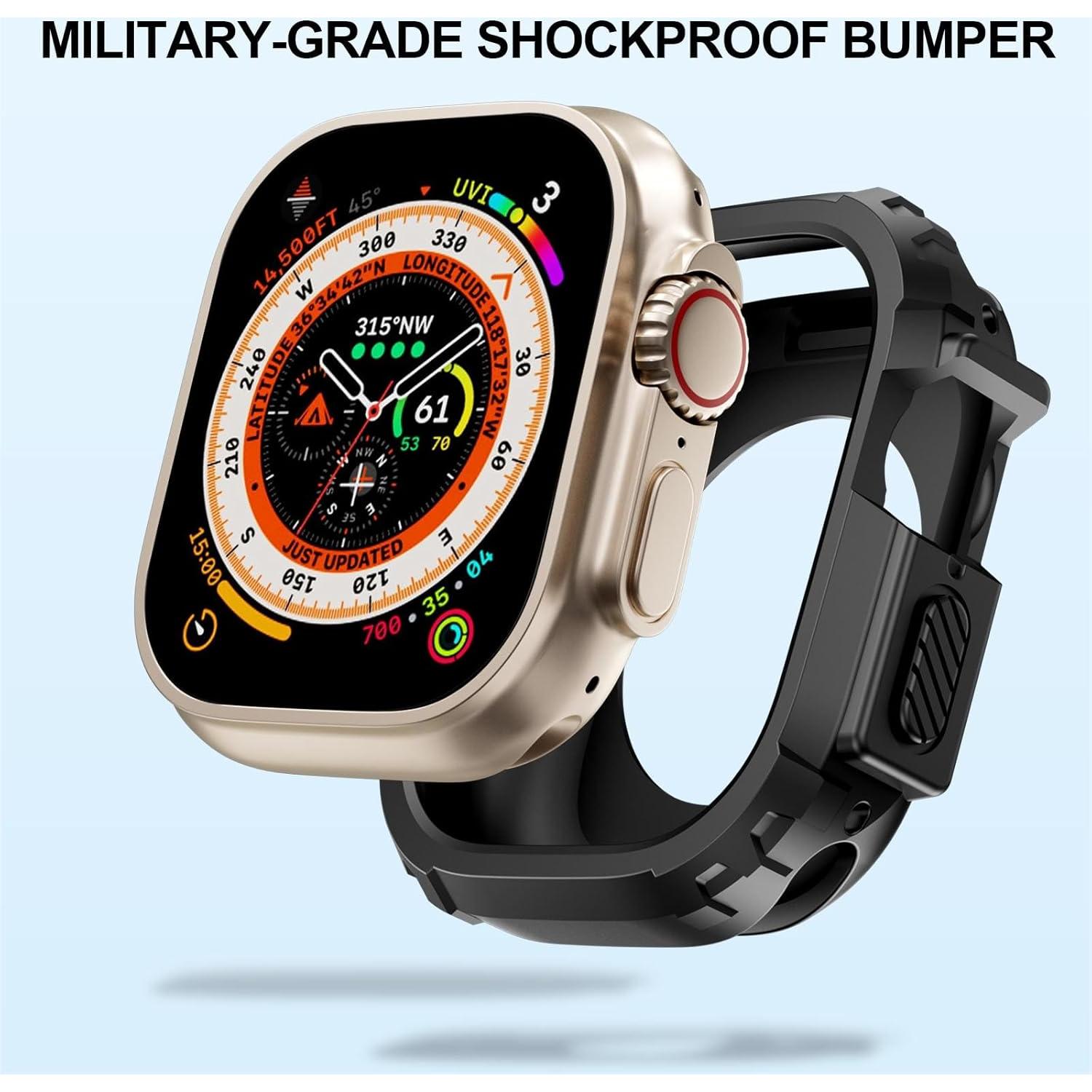 Funda Parachoques Flexible BOTOMALL para Apple Watch Ultra 49mm