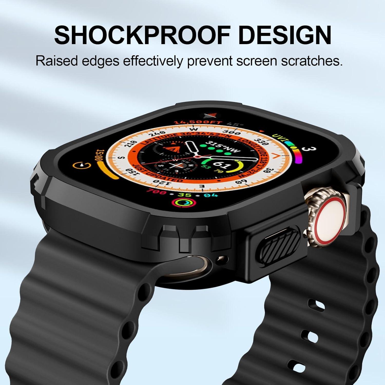 Funda Parachoques Flexible BOTOMALL para Apple Watch Ultra 49mm