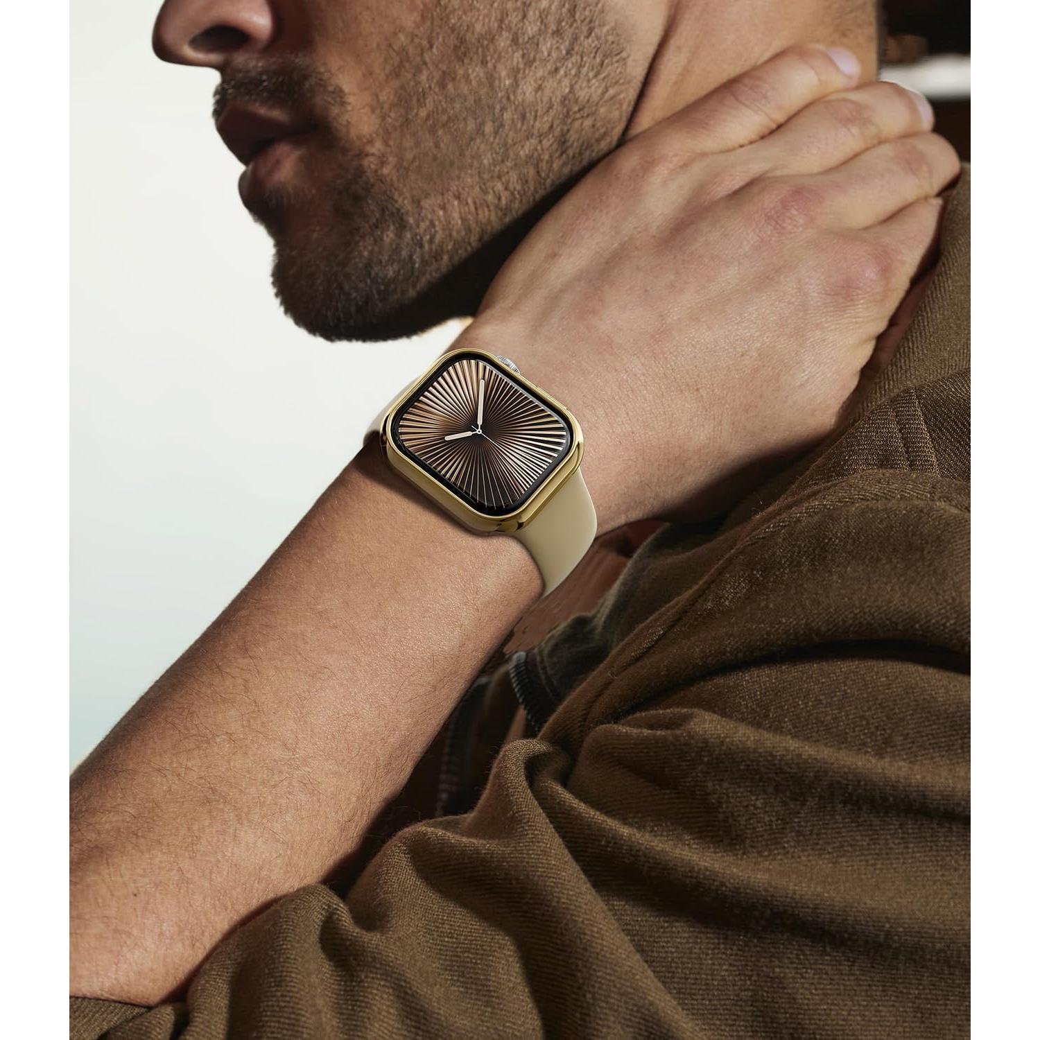 Funda TPU Oro para Apple Watch Serie 10 46mm - Ligera y Resistente