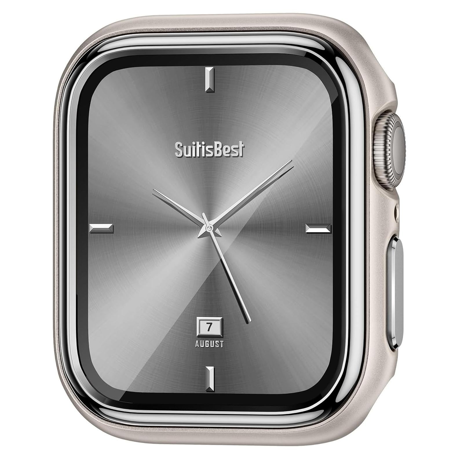 Funda de Metal Suitisbest para Apple Watch 41mm con Protector
