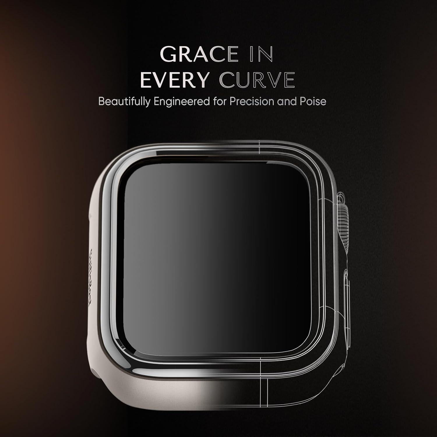 Funda de Metal Suitisbest para Apple Watch 41mm con Protector