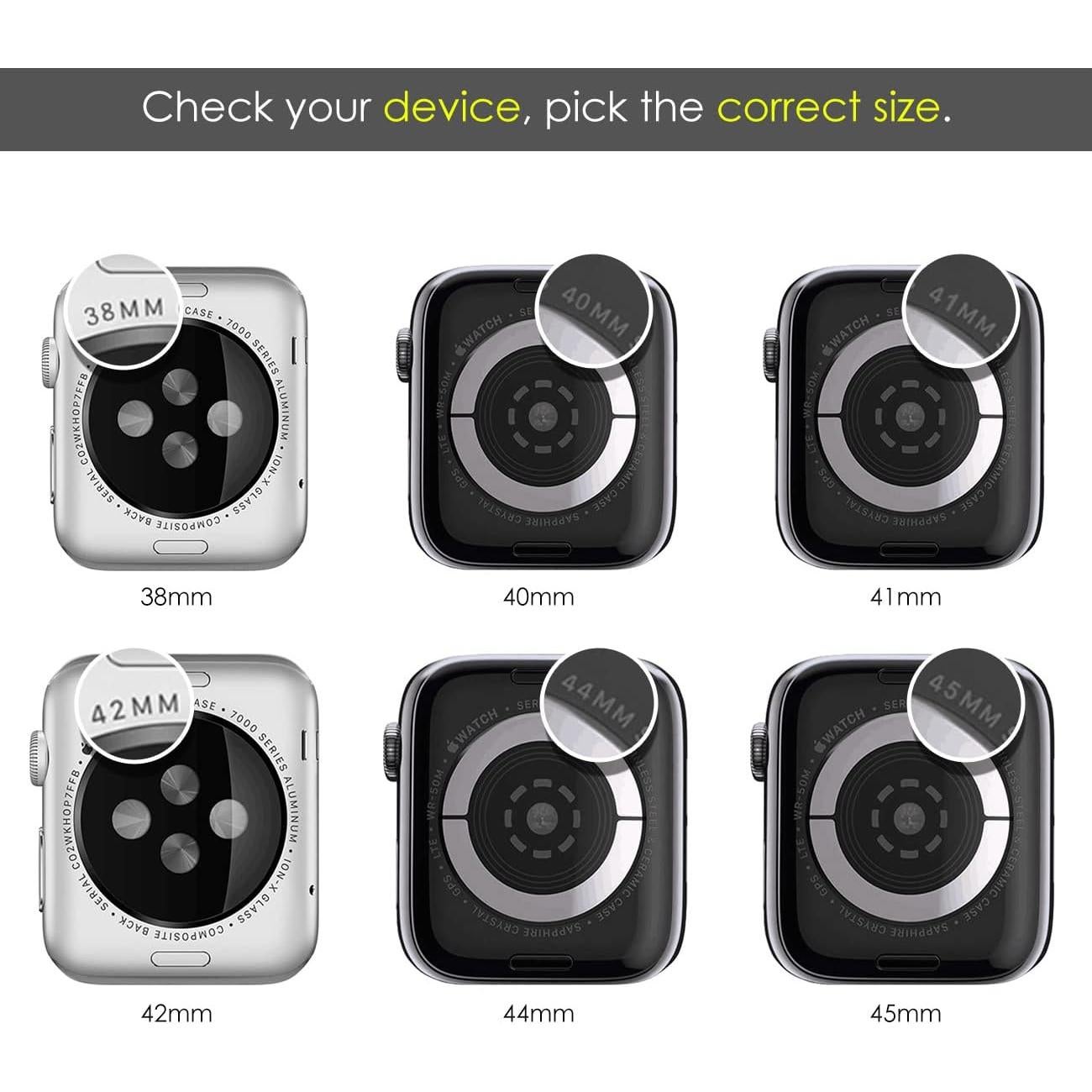 Funda Bumper Brillante NewWays para Apple Watch 42mm - 5 Colores