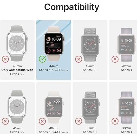 Funda Impermeable Catalyst para Apple Watch 44mm - Gris