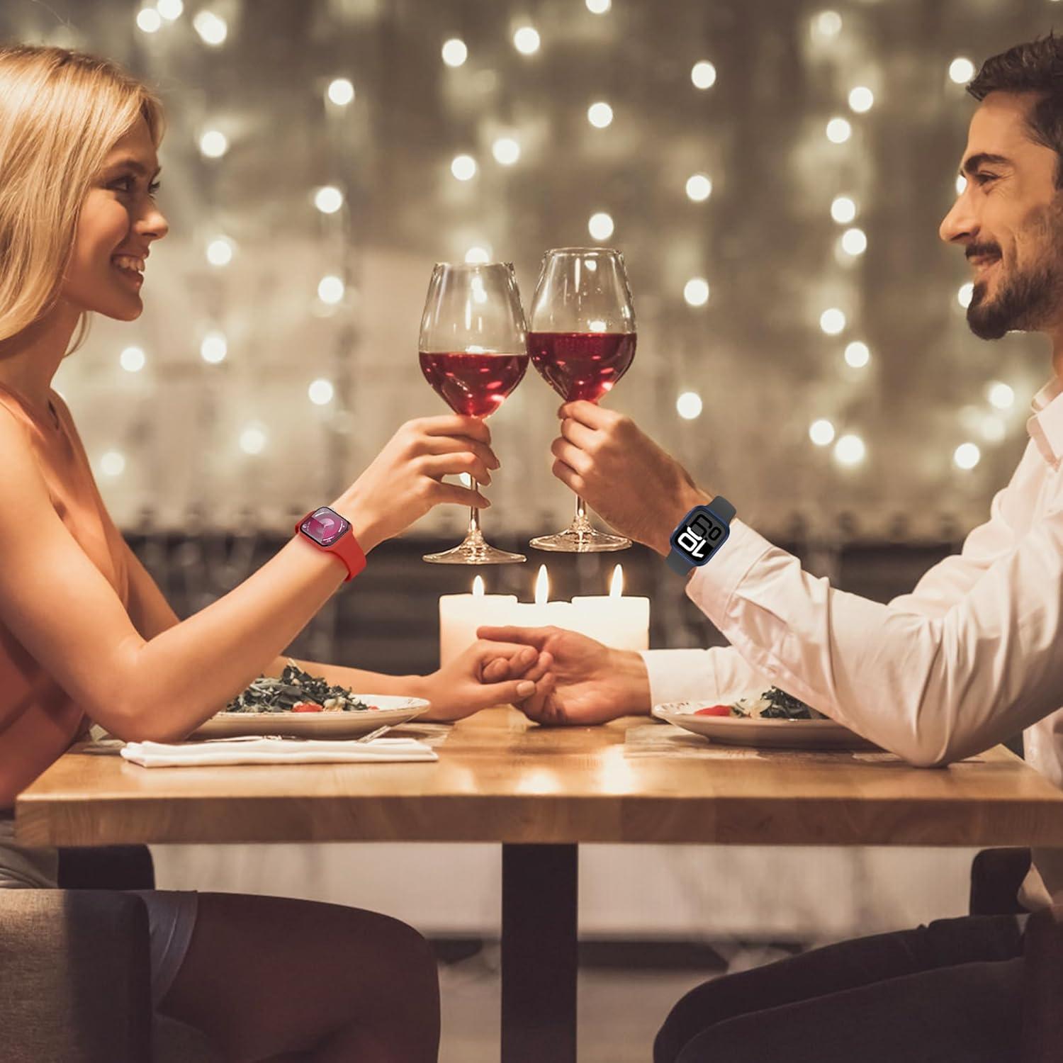 Paquete de 20 fundas para Apple Watch Series 10 46mm con vidrio templado