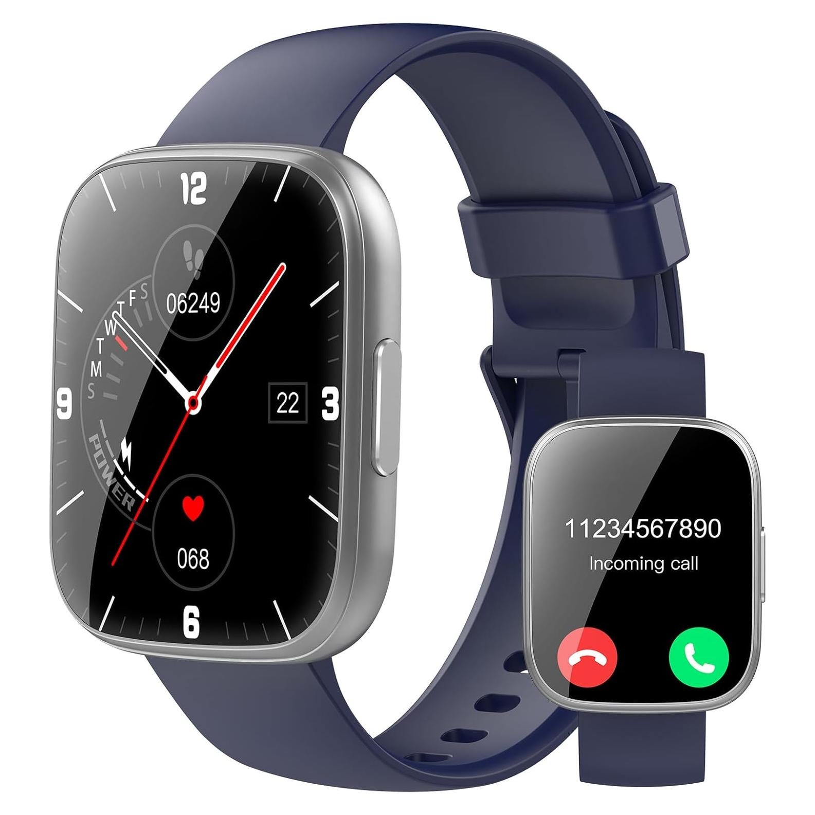 Reloj Inteligente Puqo T80 Pantalla Táctil 1.95" Fitness IP68