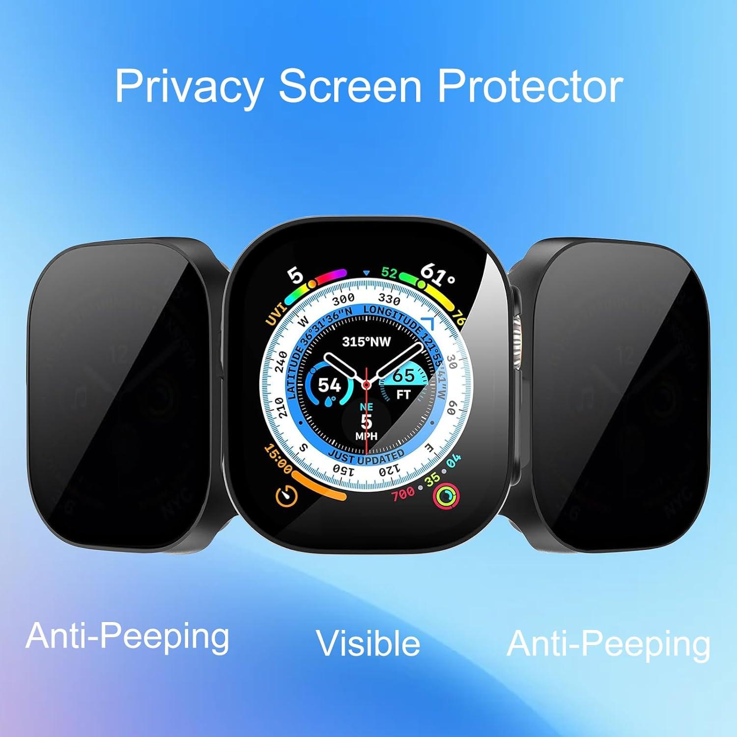 Protector de Pantalla Privado YCIELROU para Apple Watch Ultra 49mm